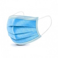 BU191 50 Masque chirurgical Bleu
