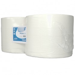 C5 Bobines d'essuyage 1 pli Blanc l.22,5cm x L.1000m