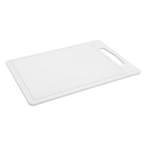  DR29 Planche à découper type ménager Blanc 350x250x h.7mm 