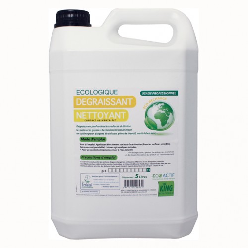  ECO12 Dégraissant Ecolabel KING 5L 