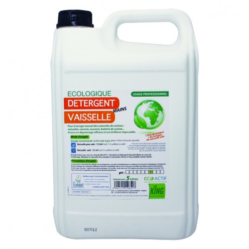  ECO3 Liquide vaisselle Ecolabel KING 5L 