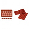 EG070057 Moule silicone mini-financier 176x325x 1,1mm