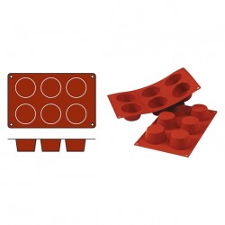 EG070065 Moule silicone muffin 176x325mm