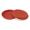 EG070087 Moules à tarte cannelés silicone Ø240x h.30mm