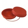EG070090 Moules à tarte lisses silicone Ø200x h.40mm