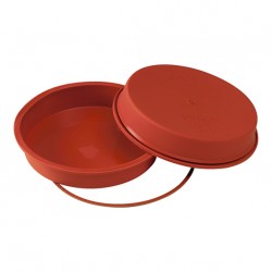 EG070091 Moules à tarte lisses silicone Ø240x h.42mm