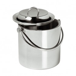 EG140043 Seau à glaçons inox 3,3l Ø180x h.230mm