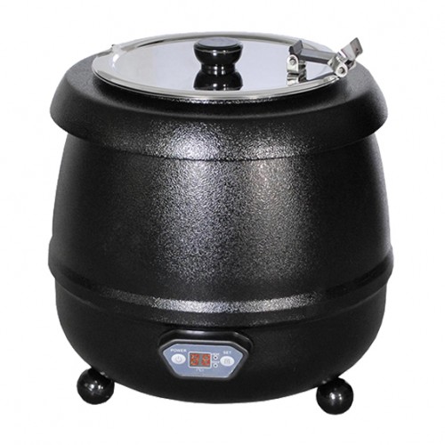 EG537108 Chauffe soupe Noir 10L Ø35x h.36cm 