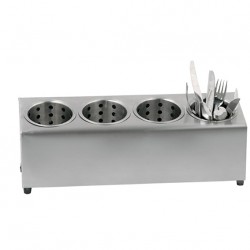 EG705092 Support 4 compartiments 49x17x h.18cm