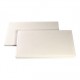 EG8 Blanches - Sans rainure Blanc 600x330x h.20mm