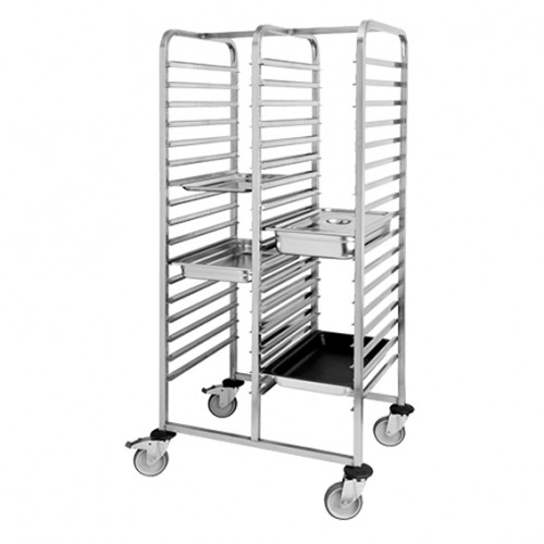  EG921063 Chariot débarrassage 34 plateaux 740x550x h.1690mm. 
