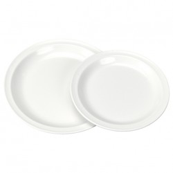EG937924 Assiettes plates Blanc Ø19,5cm