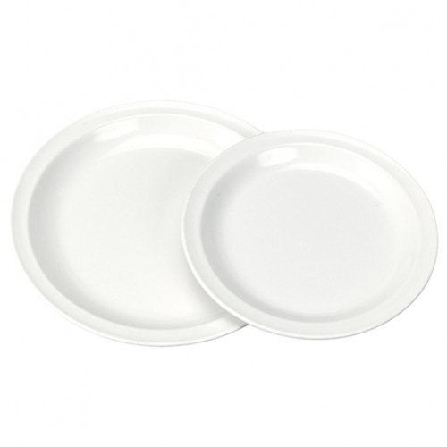  EG937924 Assiettes plates Blanc Ø19,5cm 