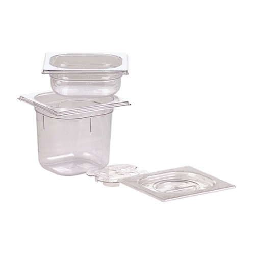  EGRM3379 GN 1/6 Transparent 1,6l 176x162x h.100mm 