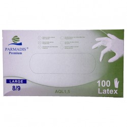 GS13 Gants latex non-poudrés S