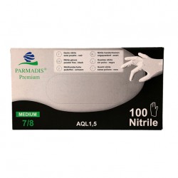 GS20 Gants nitrile non-poudrés noirs Noir M