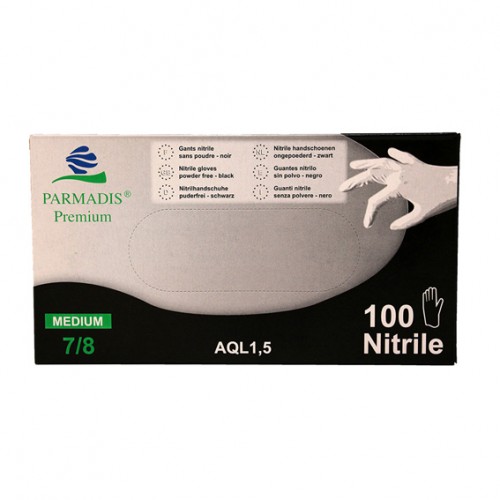  GS21XL Gants nitrile non-poudrés noirs Noir XL 