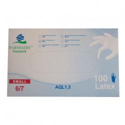 GS9 Gants latex poudrés bleus Bleu L