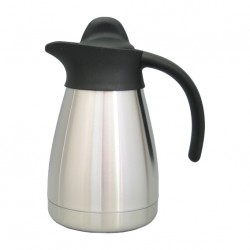 IL32 Pichets isothermes inox - Bouchon à visser Noir/inox 500ml Ø108x h.200mm