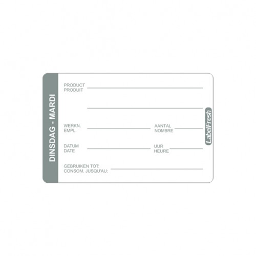  LBF2MA 500 Etiquettes LABELFRESH PRO - Mardi 70x45mm 