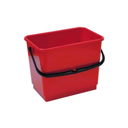  LO102 Seaux 6L ECO LINE Rouge 6L 