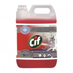 LV150 2x5L Cif Professional Sanitaire 2 en 1 5L