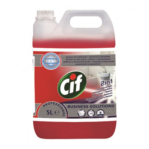  LV150 2x5L Cif Professional Sanitaire 2 en 1 5L 