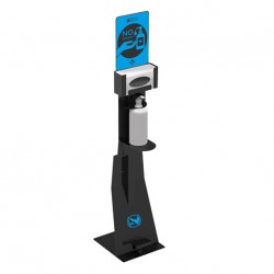 MD101NR Distributeur TOTEM Noir 1L 300×365×1415mm