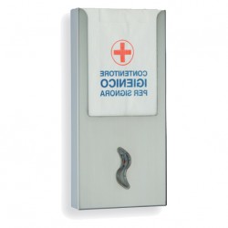 MD18 Distributeur de sachets hygiéniques BRINOX Inox L.130xP.40xH.280mm