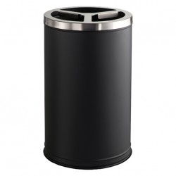 MD45 Station Noir/Inox 3x35L Ø440xH.750mm