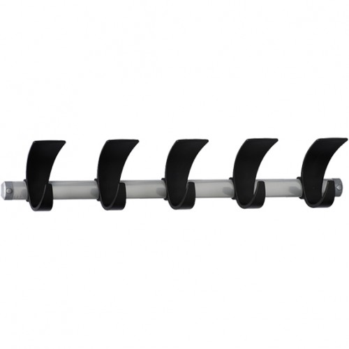  MD69D Barres murales - 5 crochets L.740xH.150mm 
