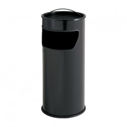 MD94B Combiné cendrier / poubelle MAXI Noir 25L Ø320x h.750mm