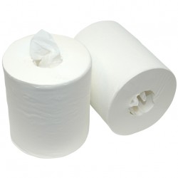 MGT5 Bobine à dévidage central midi SANS mandrin Blanc l.25cm x L.300m