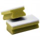 MY28 Eponge à récurer avec poignée HACCP Jaune L.100x l.70x H.45mm