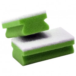 MY29 Eponge à récurer avec poignée HACCP Vert L.100x l.70x H.45mm