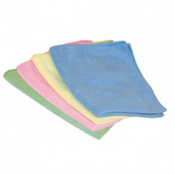 NW7B Lavettes microfibres ECO LINE Vert 40x40cm