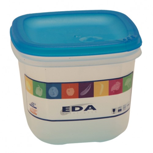  PA68 Boîtes à aliments EDA - Carrée 2,5l 170x170x h.150mm 
