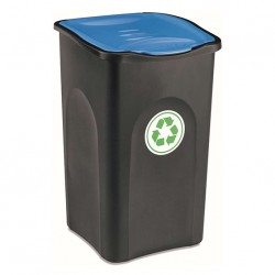 TS11B Ecogreen Noir/Bleu 50L. 37x37x h.56cm