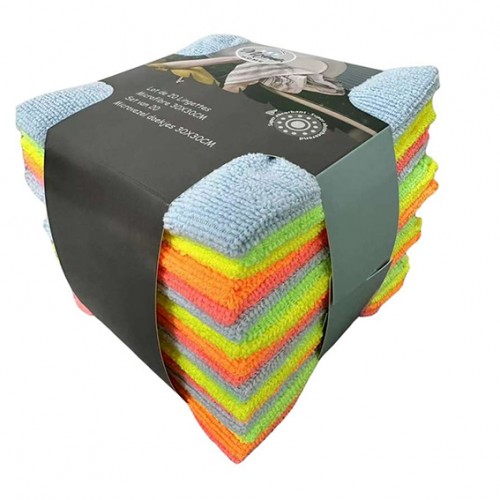  TSTC0512 Lavettes microfibres Assorti 