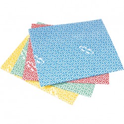 VA20 20 Lavettes VILEDA WIPRO Rouge 36x42cm