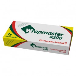VA35 3 Film étirable WRAPMASTER 45cm x 300m
