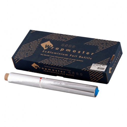  VA38 3 Rouleaux aluminium WRAPMASTER 45cm x 120m 