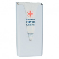 VP2 Distributeur de sachets hygiéniques BASICA Blanc L.134xP.54xH.290mm