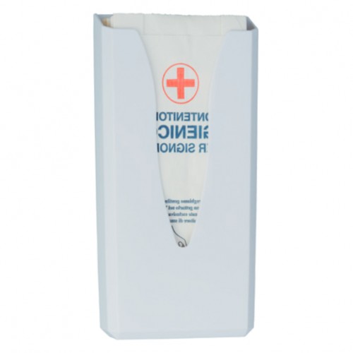 VP2 Distributeur de sachets hygiéniques BASICA Blanc L.134xP.54xH.290mm 
